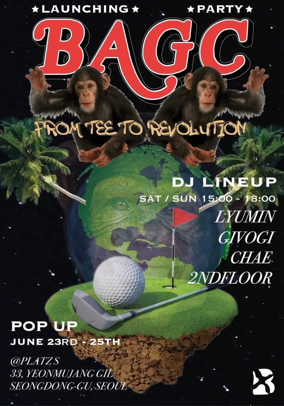 BORED APE GOLF CLUB 팝업